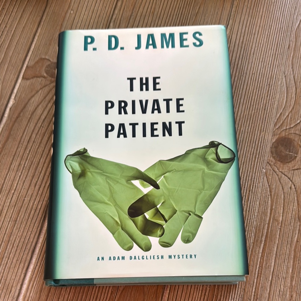 'The Private Patient' Hardcover Book - Green Cover
